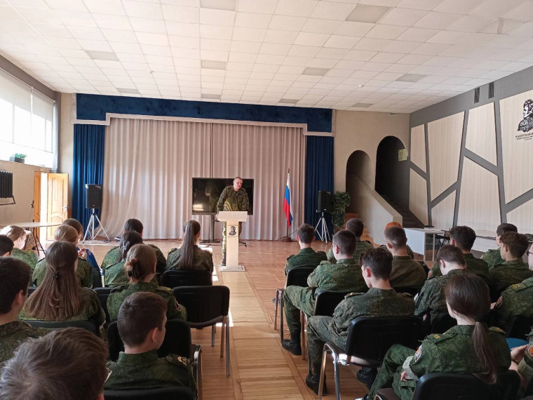 Представители Военно-космической академии имени А.Ф. Можайского посетили кадетскую школу имени генерала Ермолова А.П..